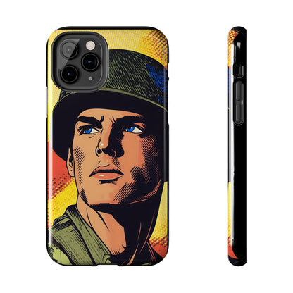 Tough Phone Cases Pop Art Modern Edge Soldier 04