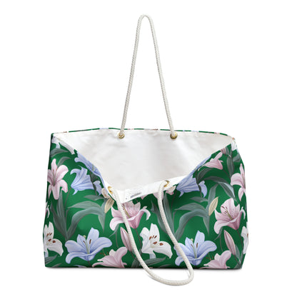 Weekender Bag - Flower Floret - Green