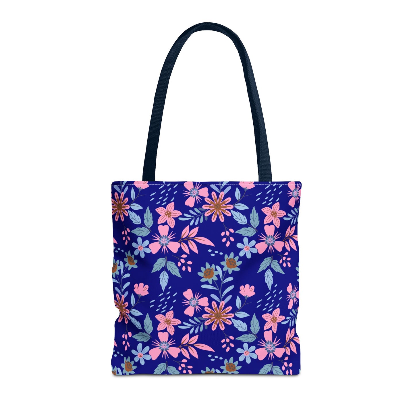 Tote Bag - Floral - Navy