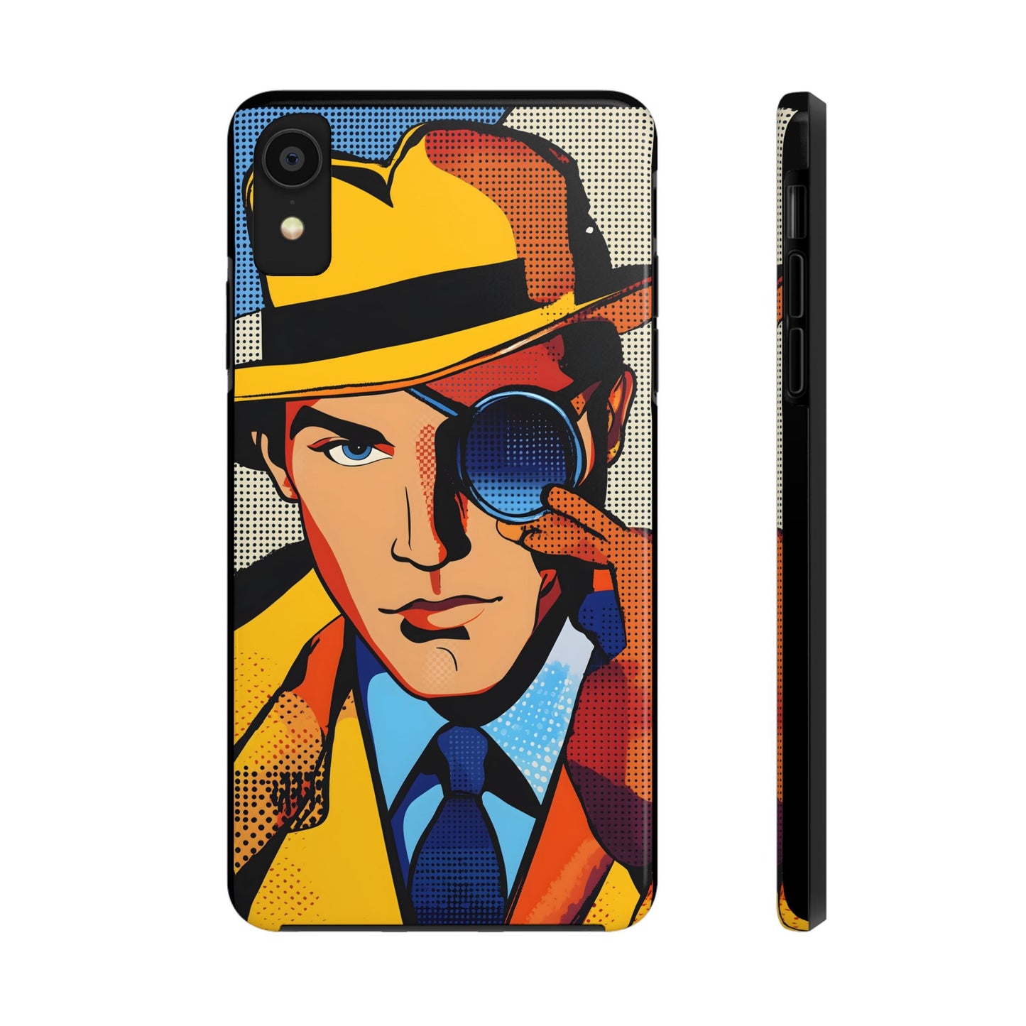 Tough Phone Cases Pop Art Modern Edge Guy Noir 03