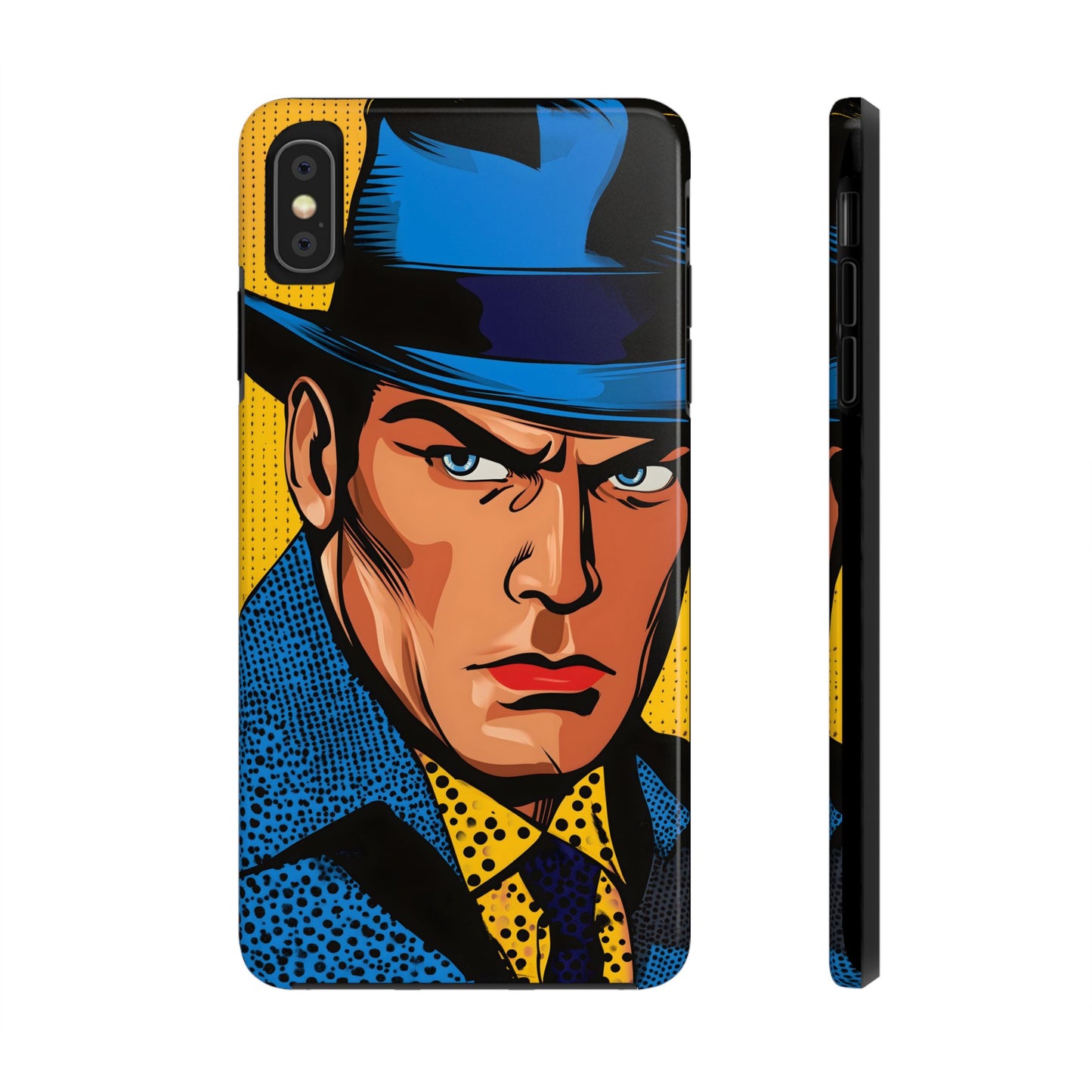 Tough Phone Cases Pop Art Modern Edge Guy Noir 02