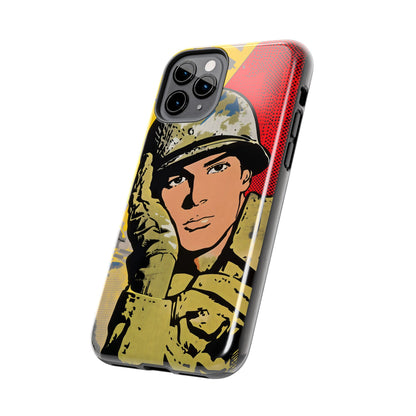 Tough Phone Cases Pop Art Modern Edge Soldier 03