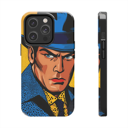 Tough Phone Cases Pop Art Modern Edge Guy Noir 02