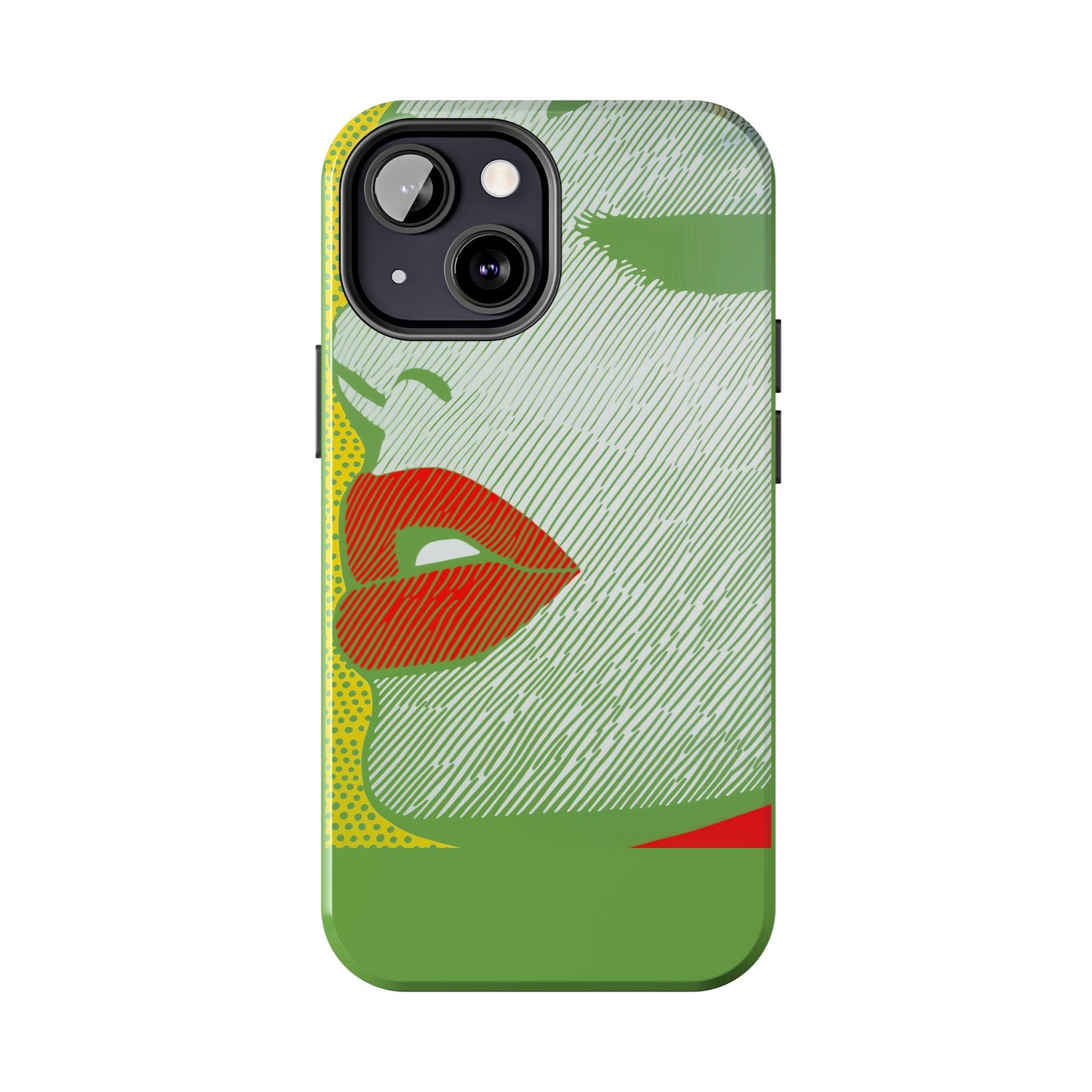 Tough Phone Cases Pop Art Modern Edge 01 Green