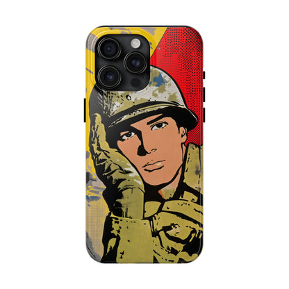 Tough Phone Cases Pop Art Modern Edge Soldier 03