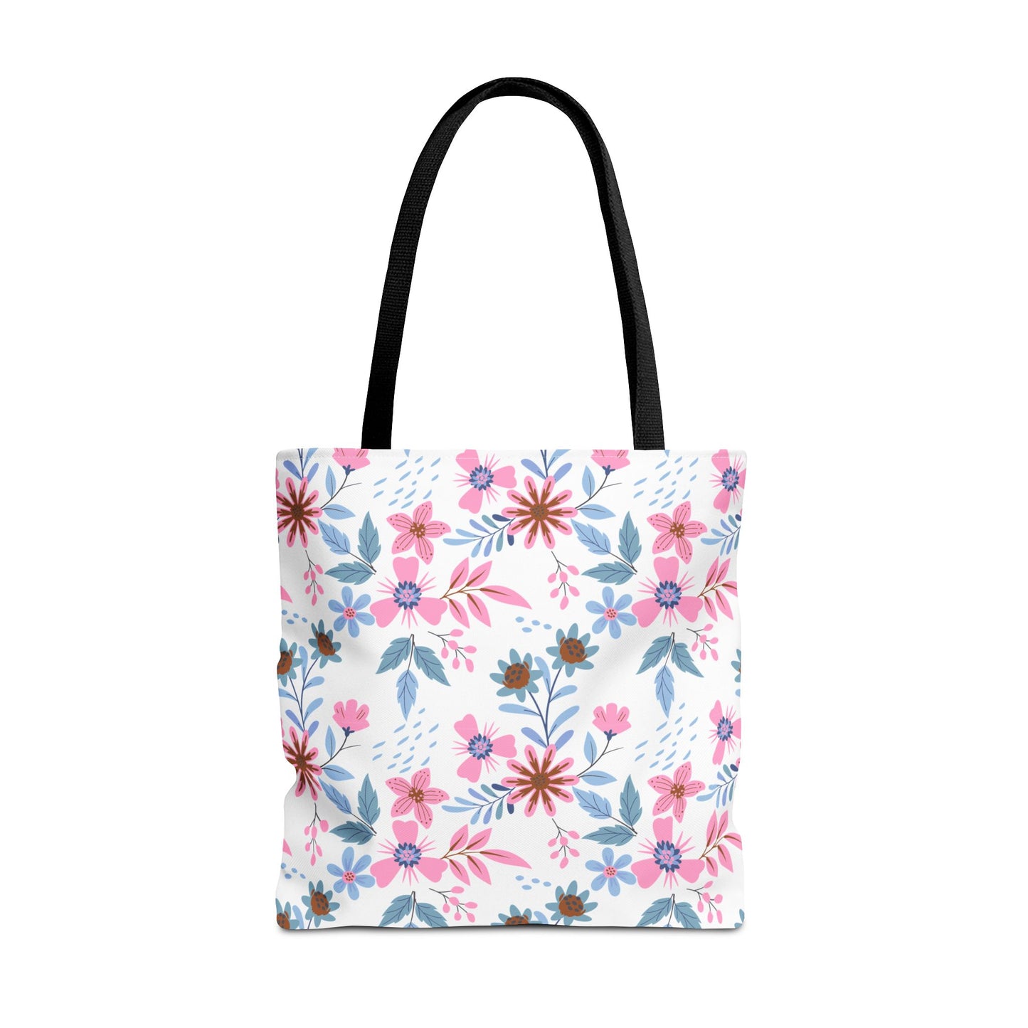 Tote Bag - Floral - White