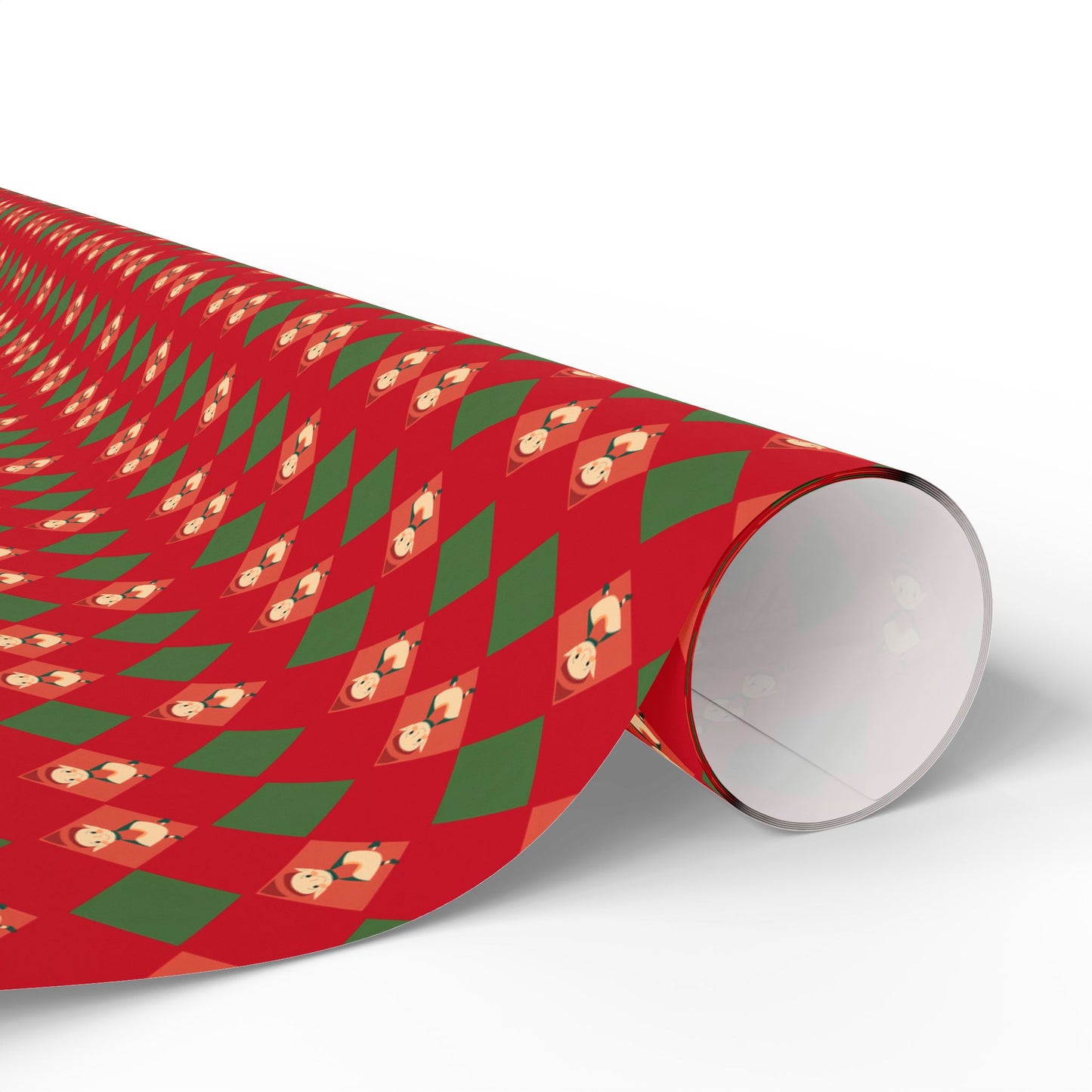 Wrapping Papers Christmas Elves Clog Red