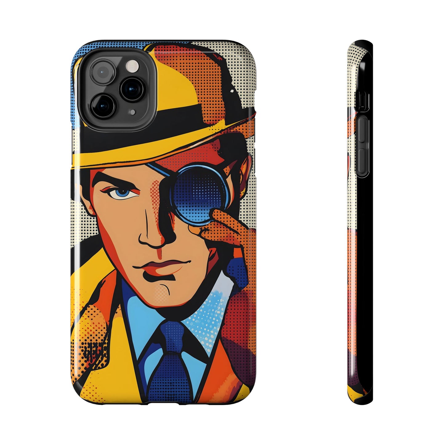 Tough Phone Cases Pop Art Modern Edge Guy Noir 03