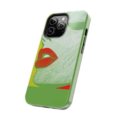 Tough Phone Cases Pop Art Modern Edge 01 Green