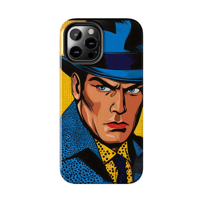 Tough Phone Cases Pop Art Modern Edge Guy Noir 02