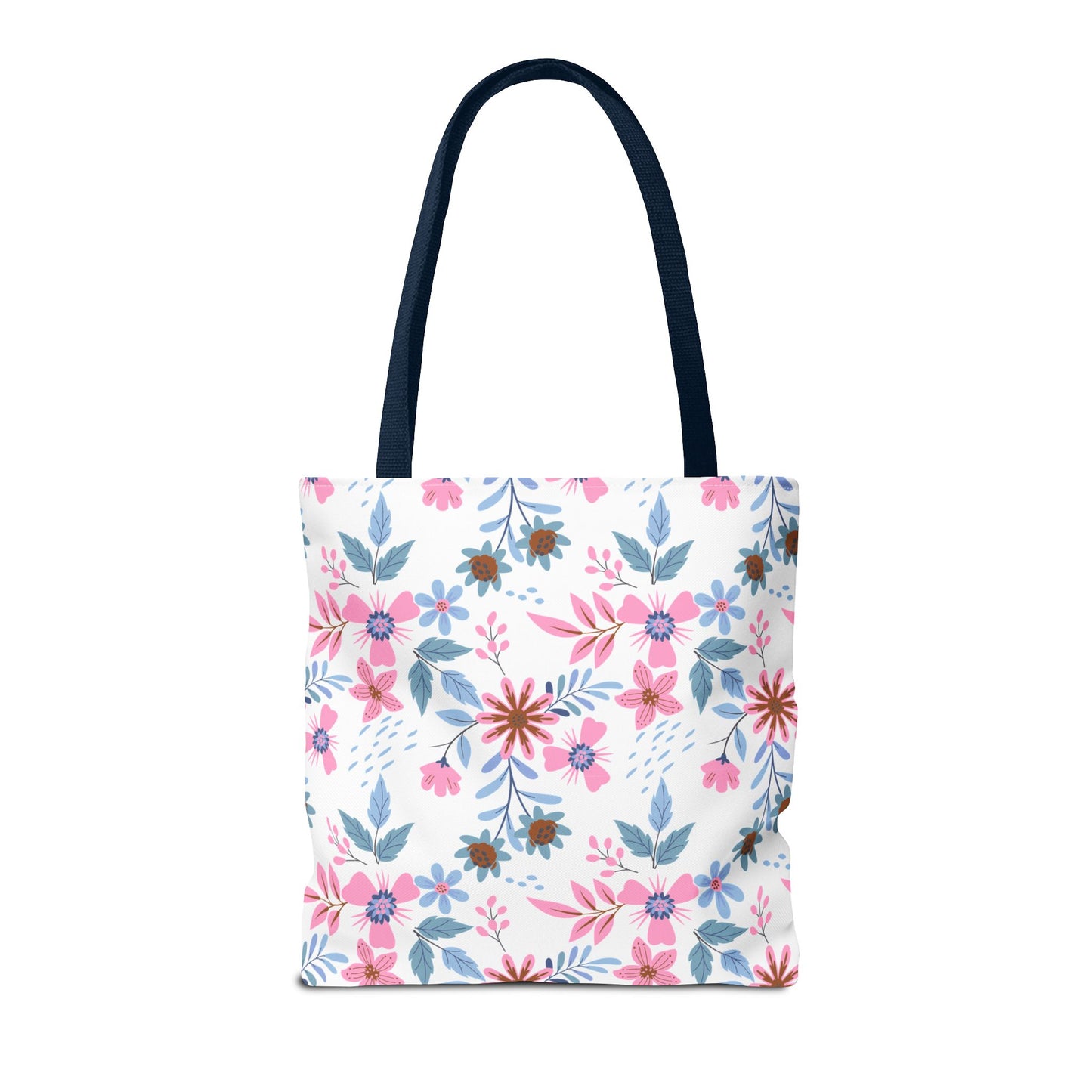 Tote Bag - Floral - White