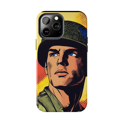 Tough Phone Cases Pop Art Modern Edge Soldier 04