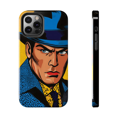 Tough Phone Cases Pop Art Modern Edge Guy Noir 02