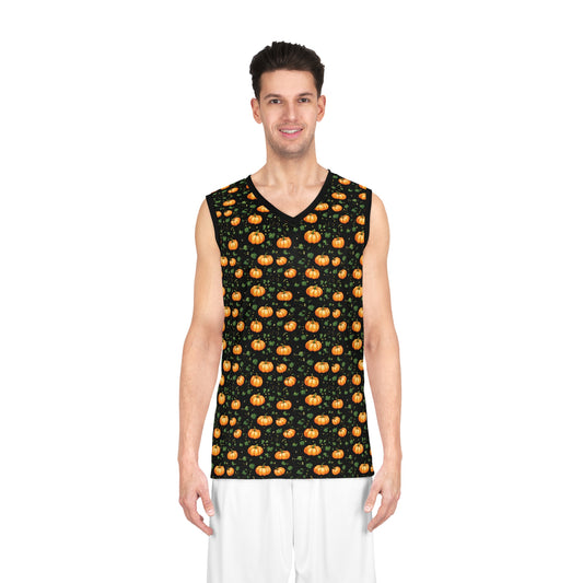 Basketball Jersey Fall Pumpkin with Vines