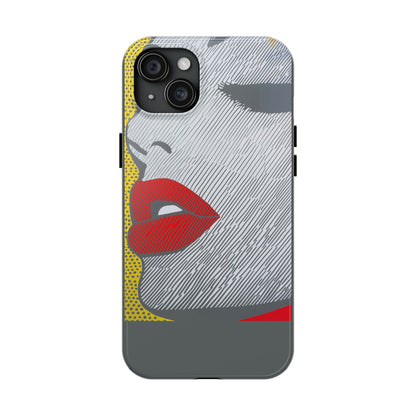 Tough Phone Cases Pop Art Modern Edge 01 Gray