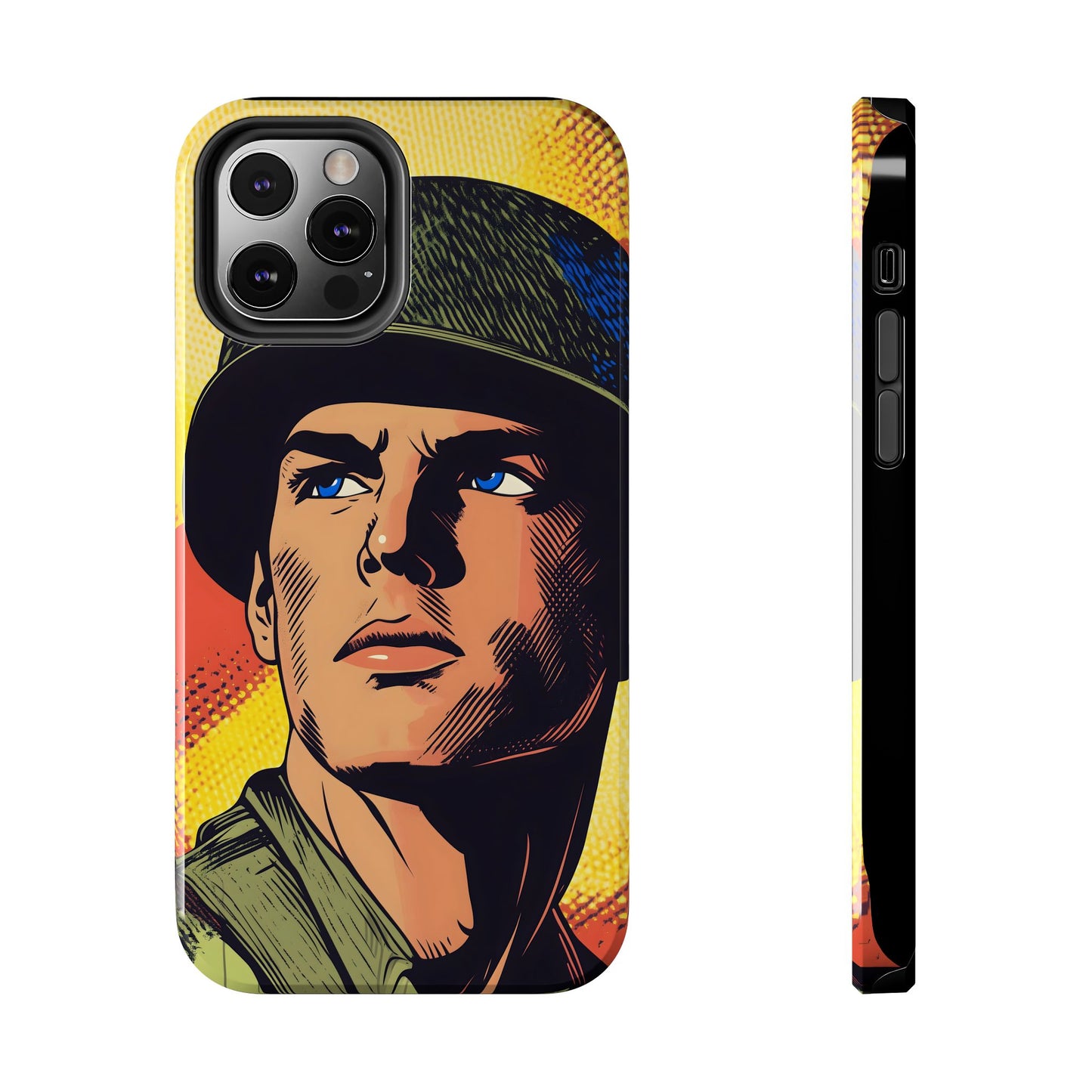 Tough Phone Cases Pop Art Modern Edge Soldier 04