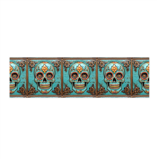 Sugar Skull Bumper Stickers 004, Day of the Dead Dia de Los Muertos, Halloween Decor - Car Decals, Laptop Stickers