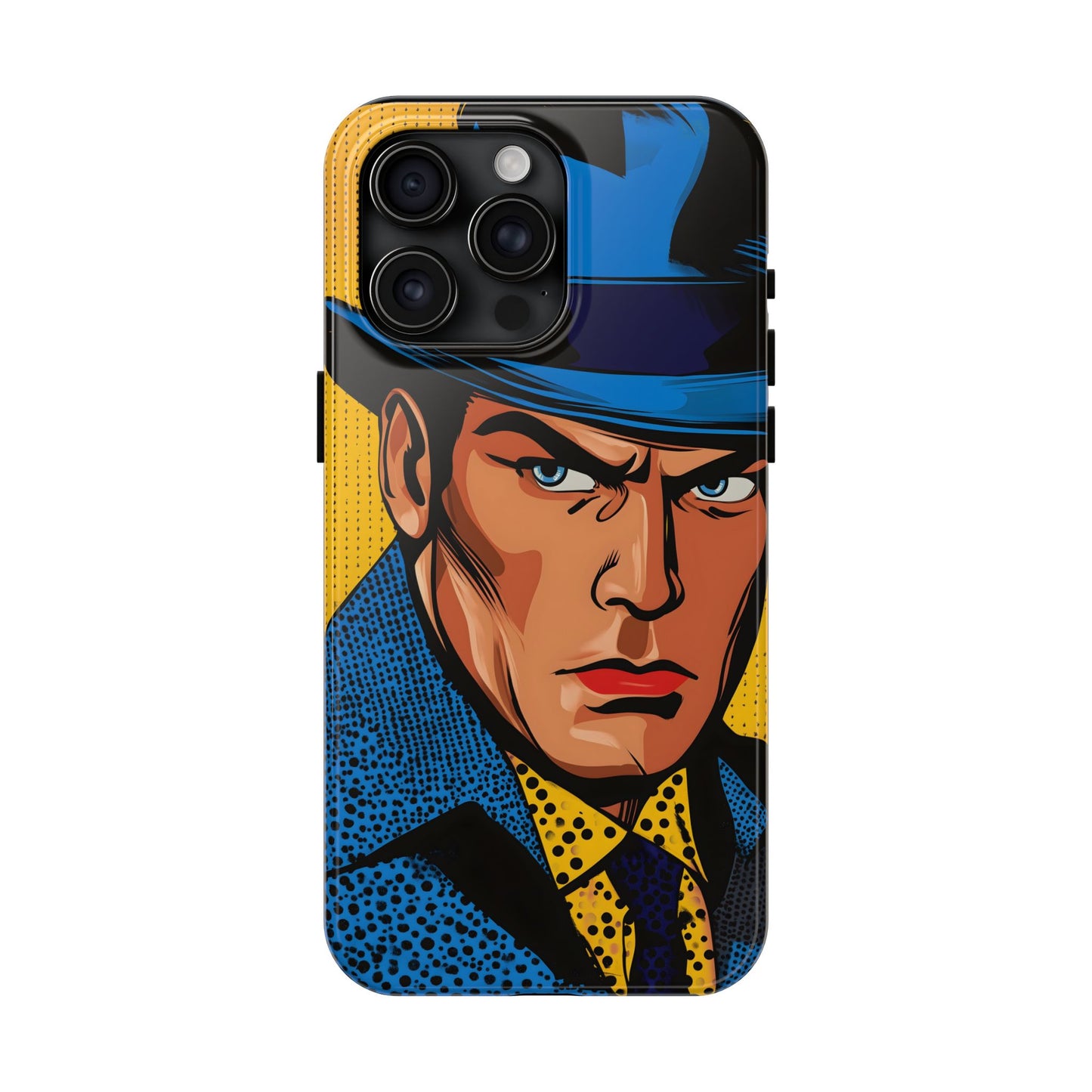 Tough Phone Cases Pop Art Modern Edge Guy Noir 02