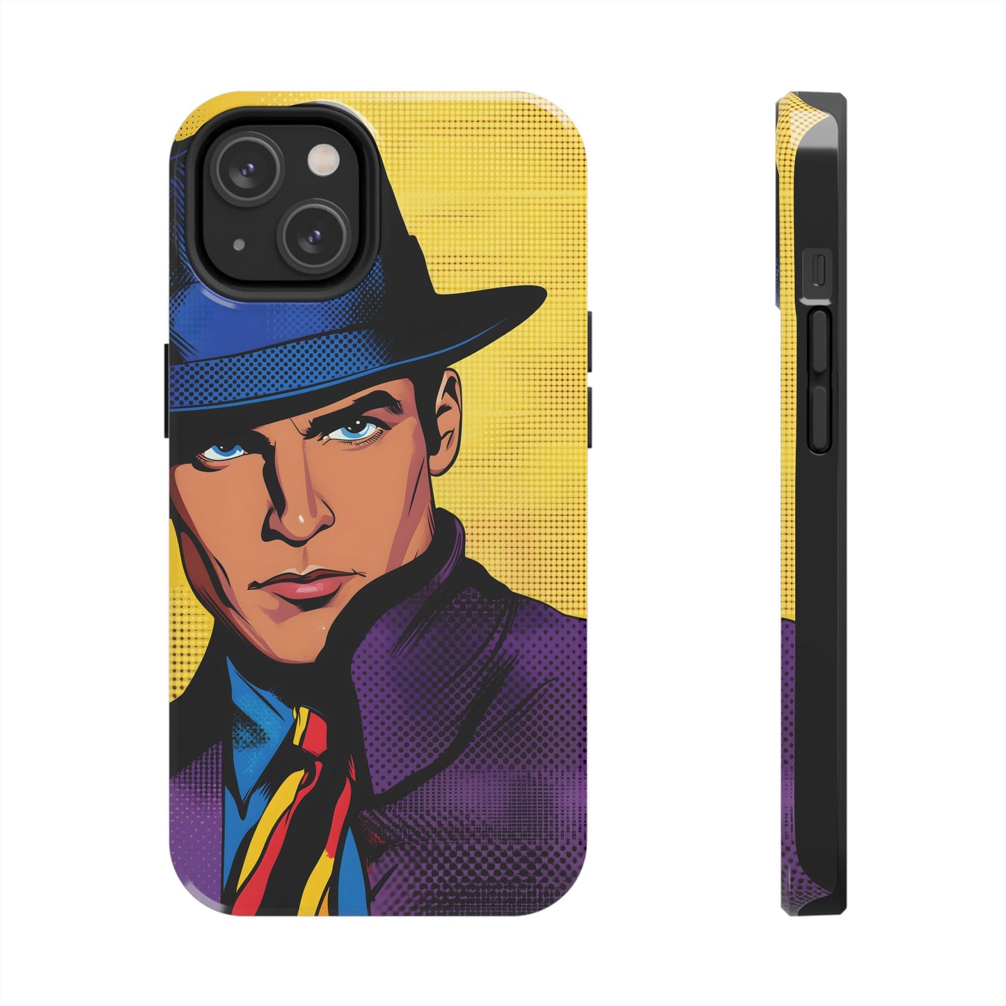 Tough Phone Cases Pop Art Modern Edge Guy Noir 04