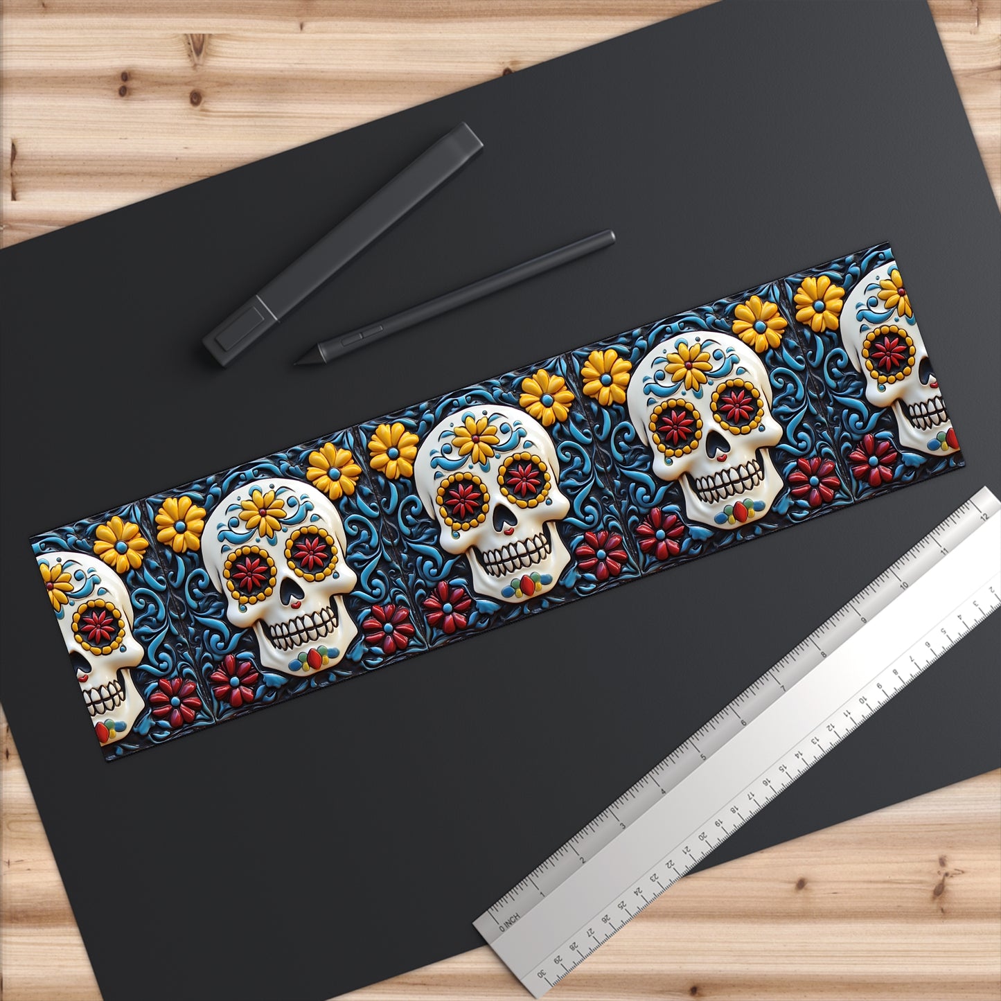 Sugar Skull Bumper Stickers 009, Day of the Dead Dia de Los Muertos, Halloween Decor - Car Decals, Laptop Stickers