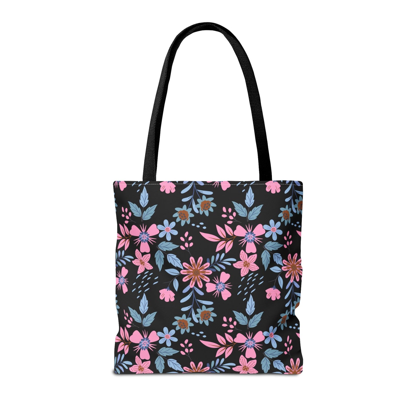 Tote Bag - Floral - Black