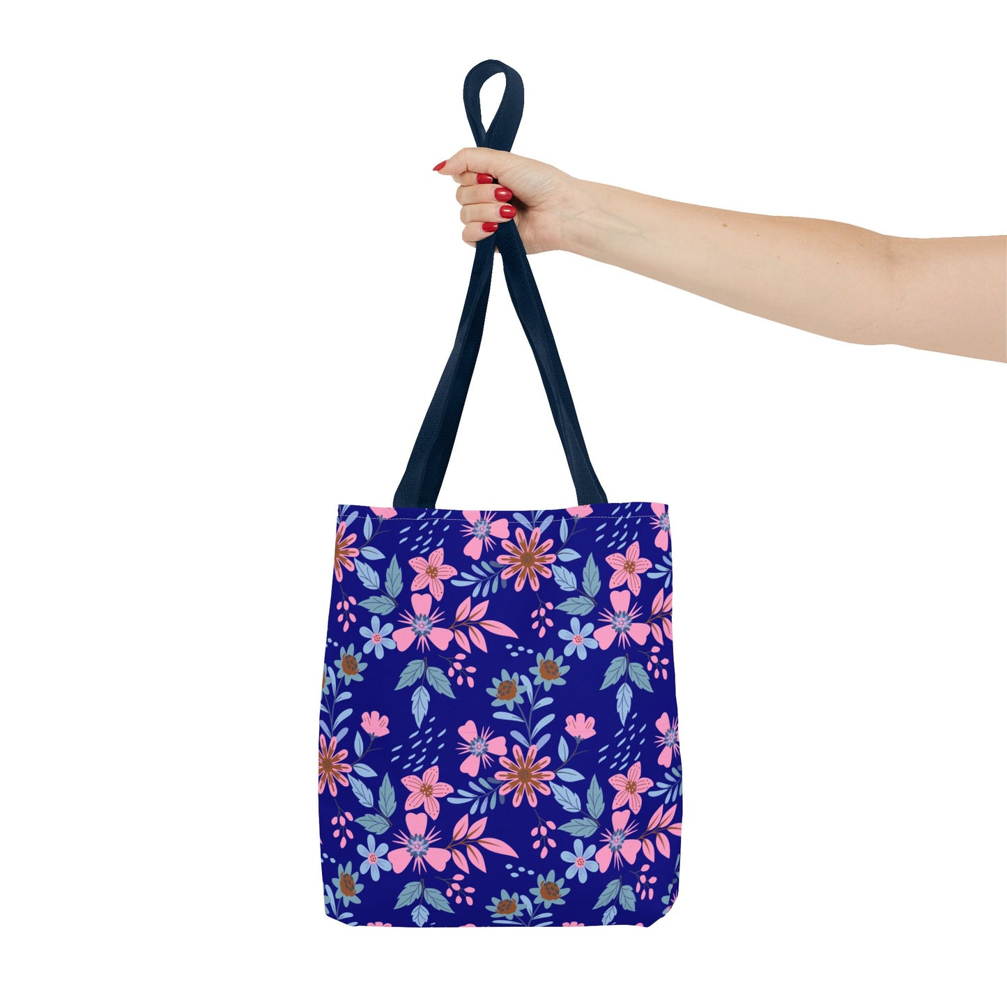 Tote Bag - Floral - Navy