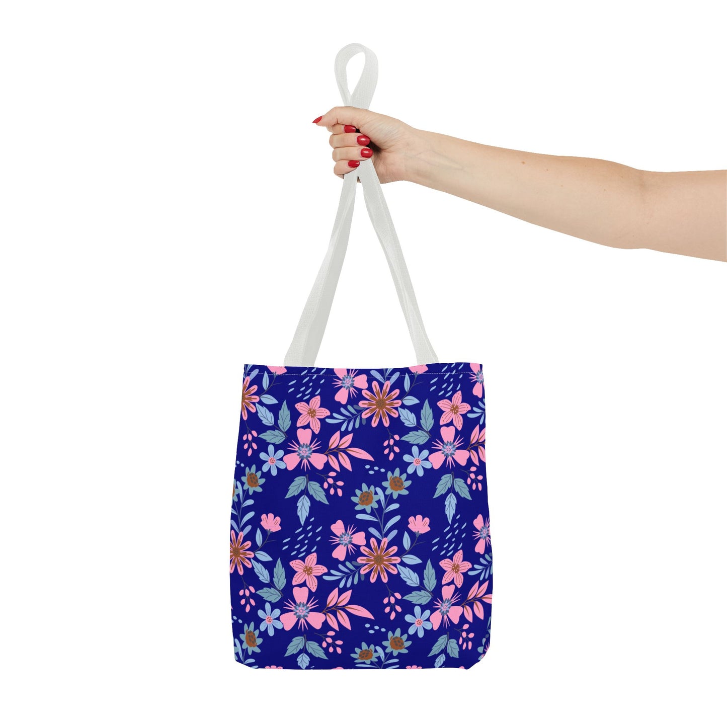 Tote Bag - Floral - Navy