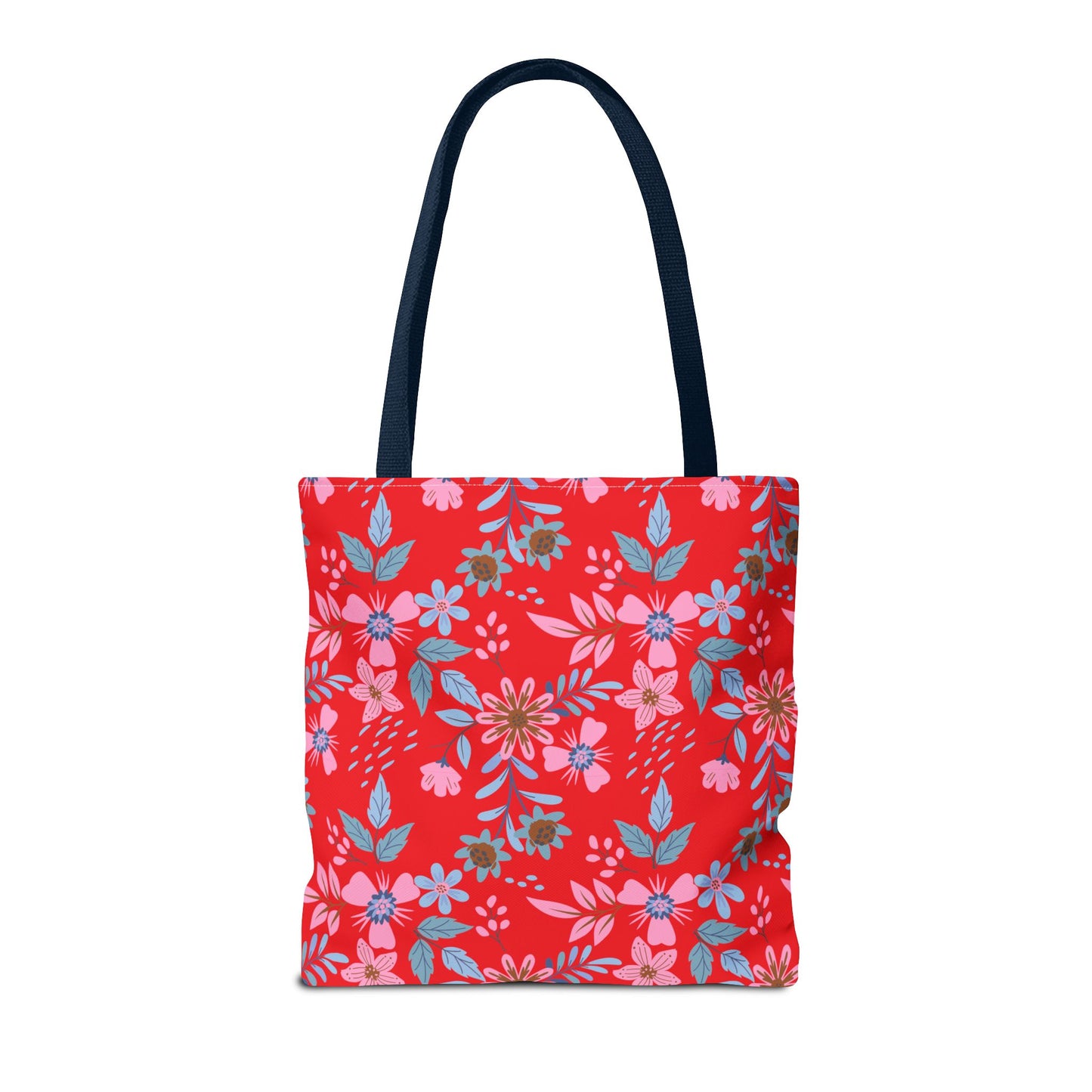 Tote Bag - Floral - Red