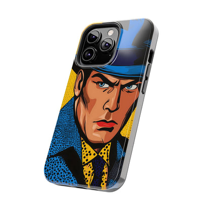 Tough Phone Cases Pop Art Modern Edge Guy Noir 02