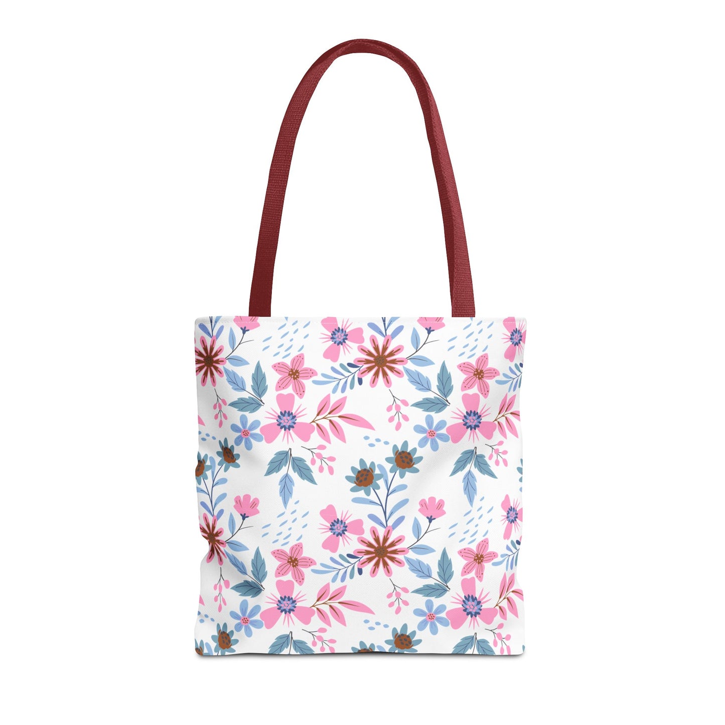 Tote Bag - Floral - White