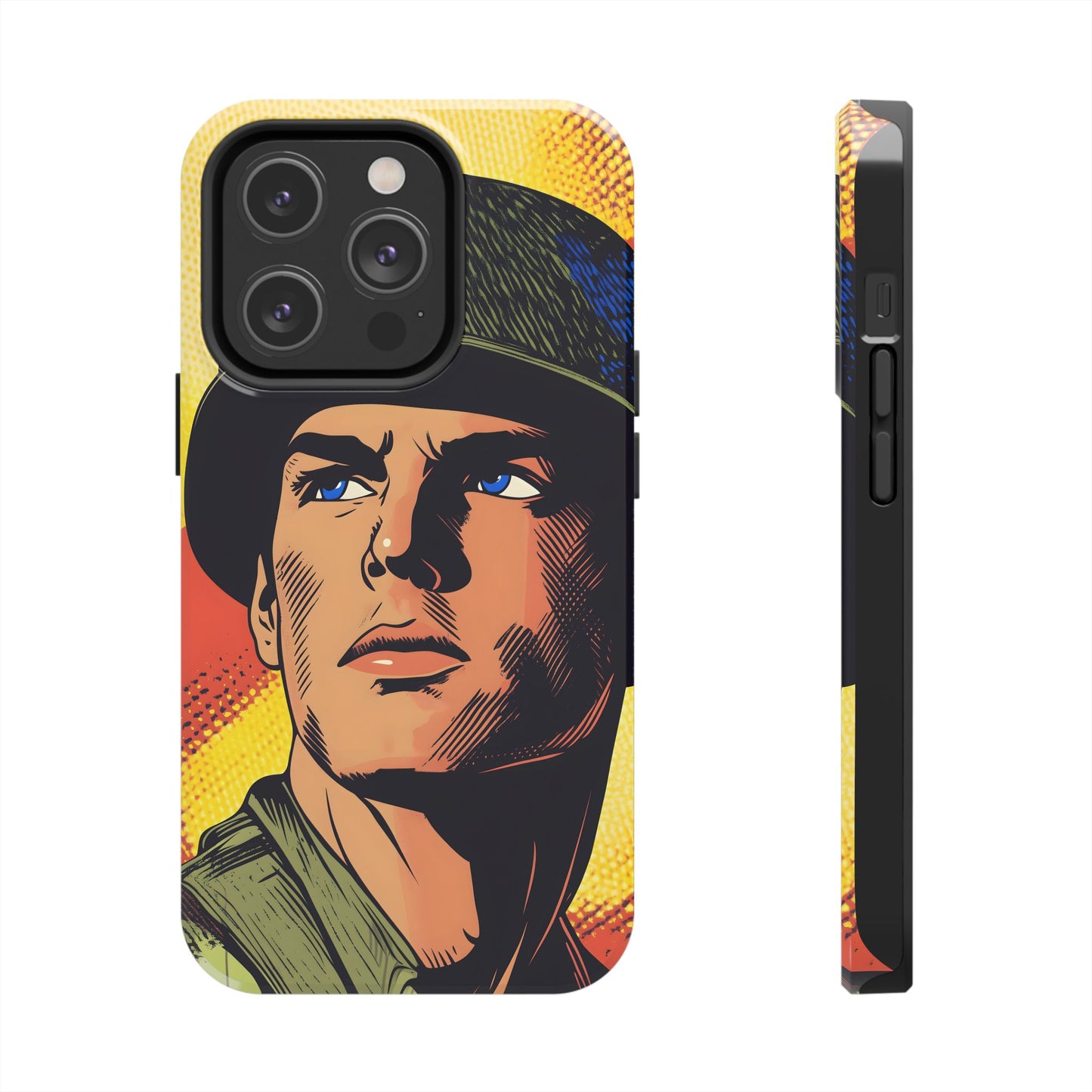 Tough Phone Cases Pop Art Modern Edge Soldier 04