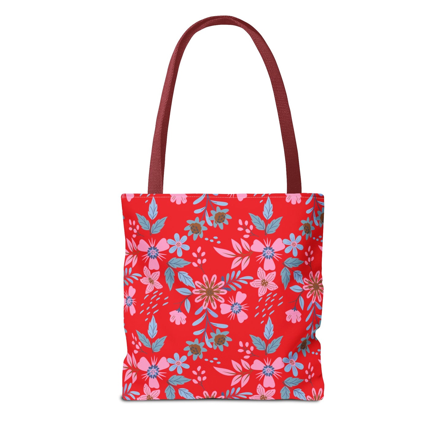 Tote Bag - Floral - Red