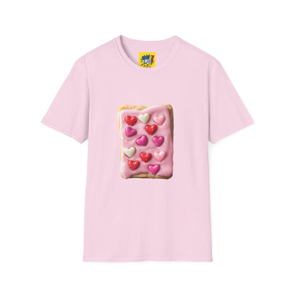 Valentine's Day Candy Heart Tart Unisex Soft-style Tee