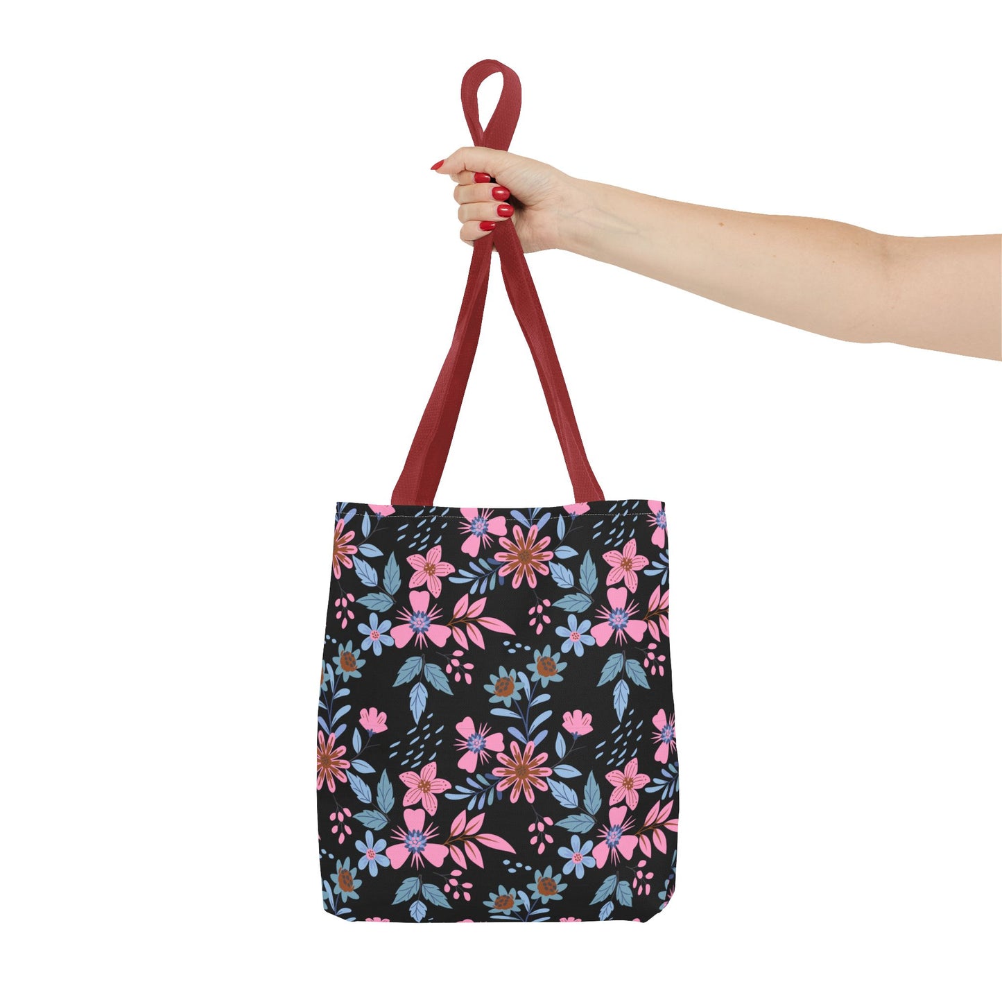 Tote Bag - Floral - Black