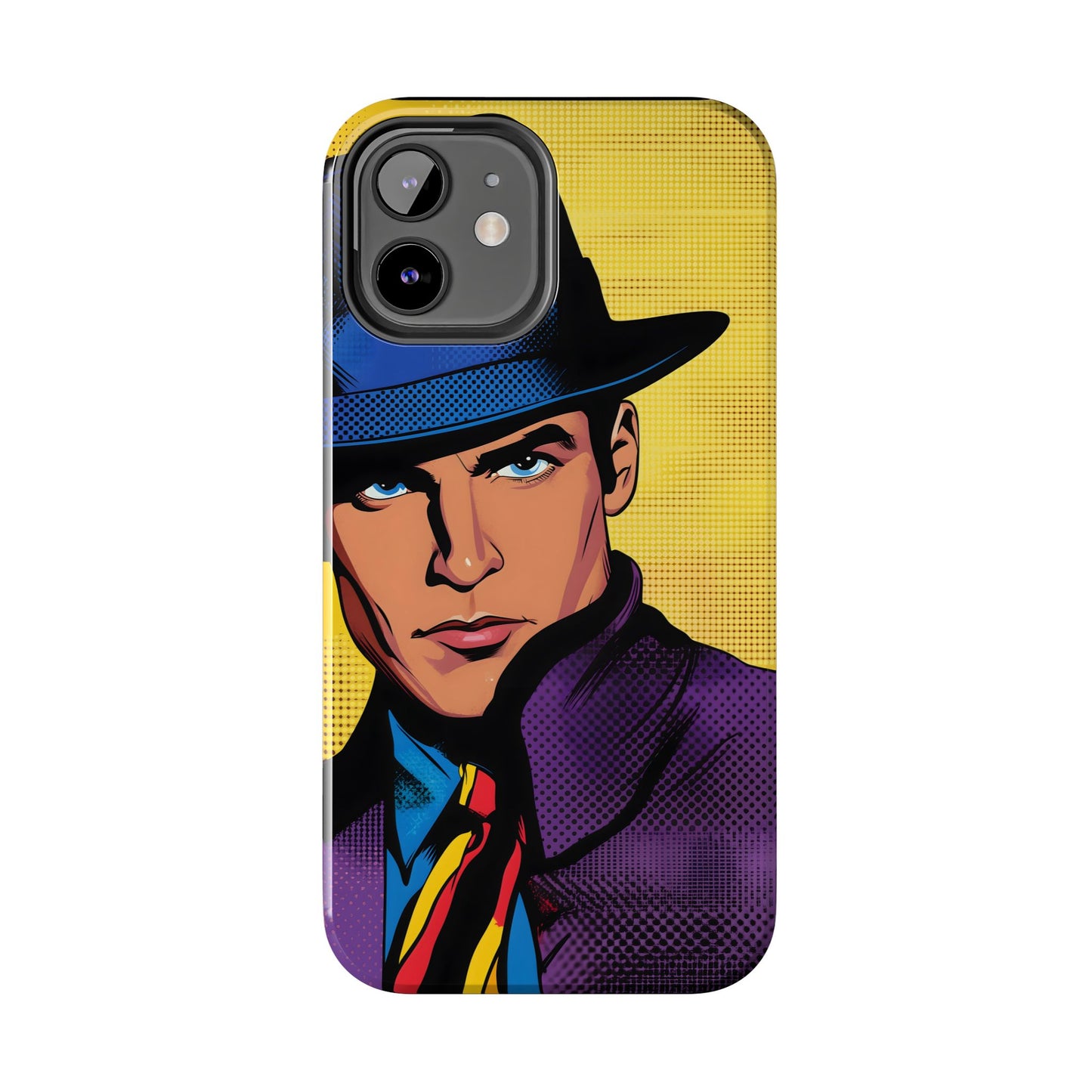 Tough Phone Cases Pop Art Modern Edge Guy Noir 04