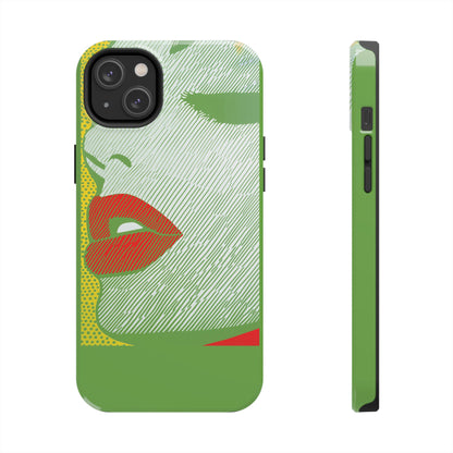 Tough Phone Cases Pop Art Modern Edge 01 Green