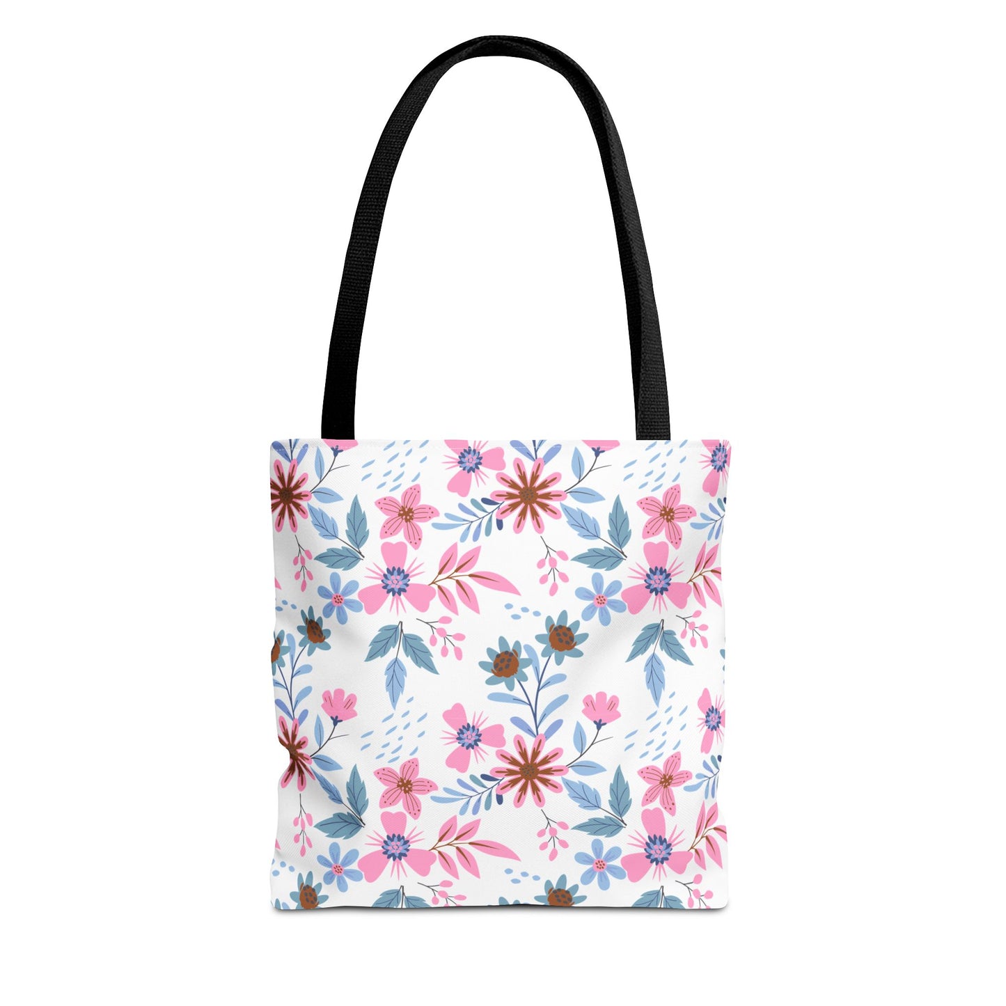 Tote Bag - Floral - White