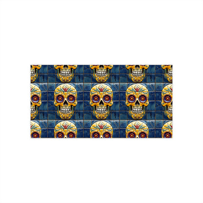 Sugar Skull Bumper Stickers 002, Day of the Dead Dia de Los Muertos, Halloween Decor - Car Decals, Laptop Stickers