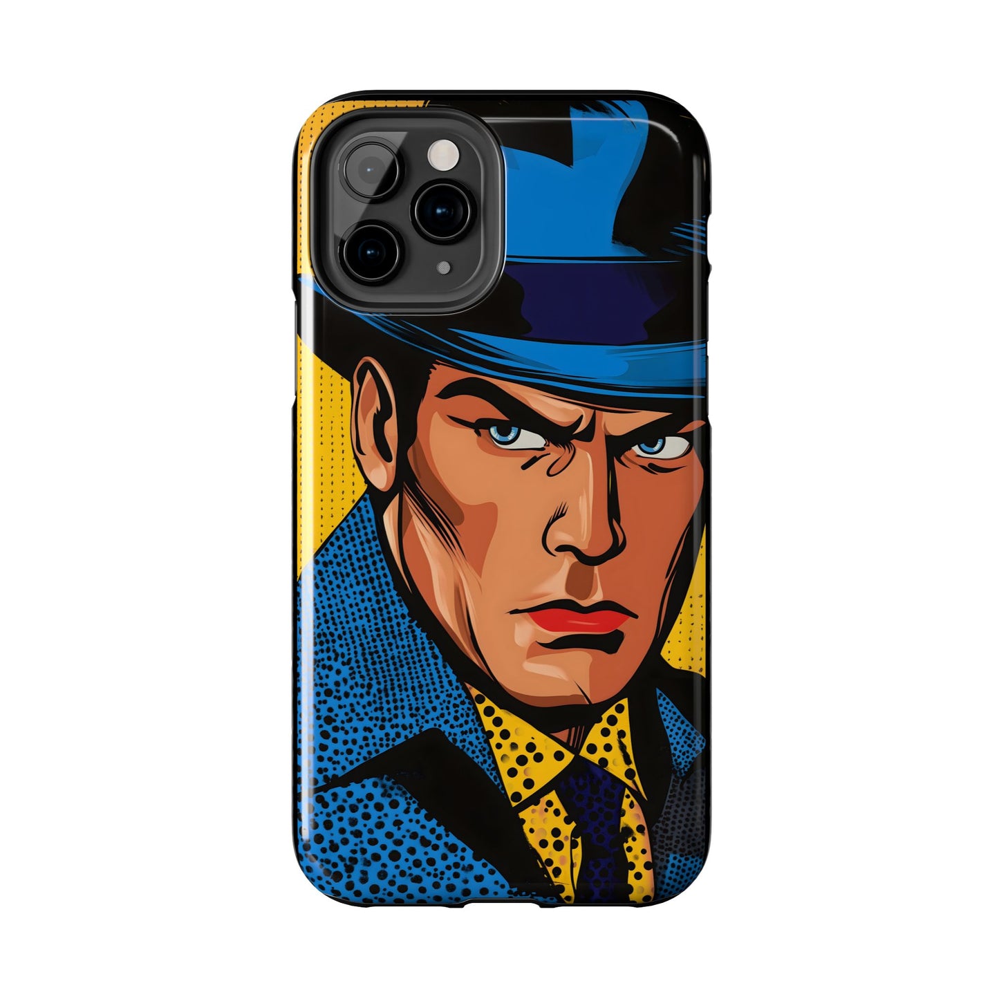 Tough Phone Cases Pop Art Modern Edge Guy Noir 02