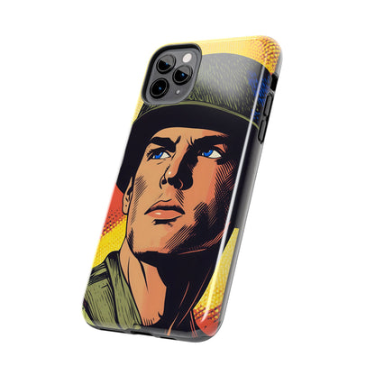 Tough Phone Cases Pop Art Modern Edge Soldier 04