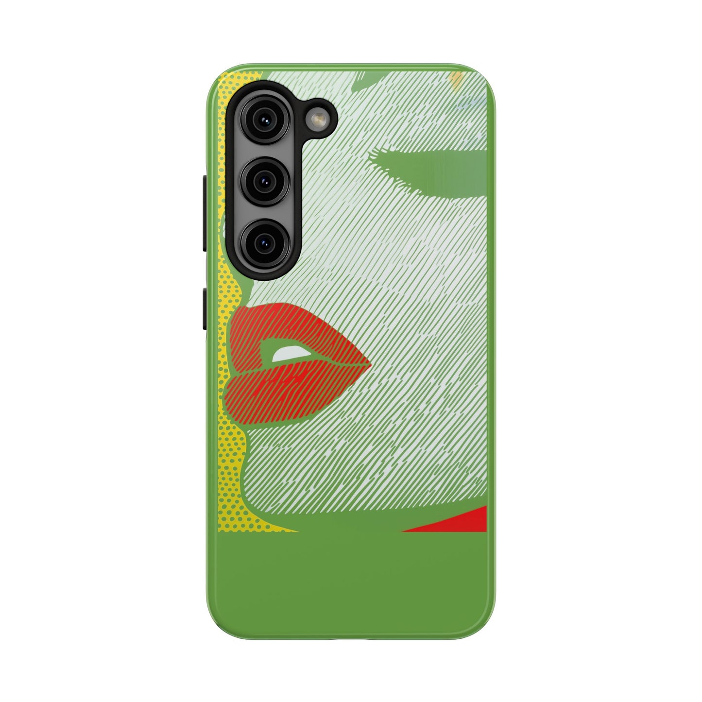 Tough Phone Cases Pop Art Modern Edge 01 Green