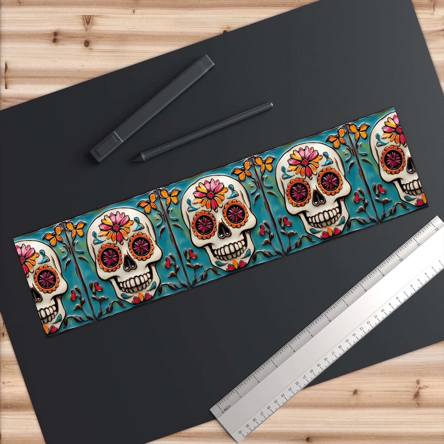 Sugar Skull Bumper Stickers 010, Day of the Dead Dia de Los Muertos, Halloween Decor - Car Decals, Laptop Stickers