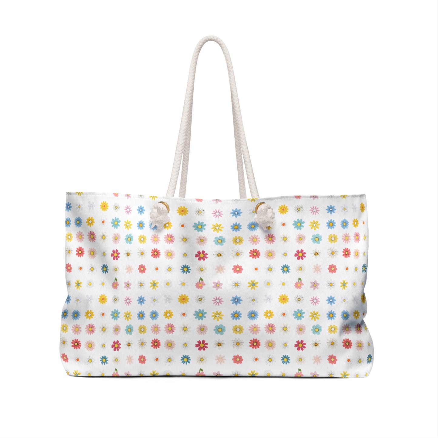 Weekender Bag - Daisys - White