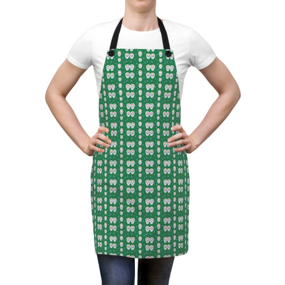 Sugar Skull Apron 04 - Day of the Dead Dia de Los Muertos Kitchen Cooking Chef Gift, Halloween Costume, Mexican Fiesta, Skull Lover, Gothic