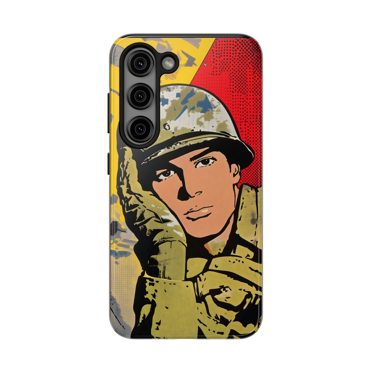 Tough Phone Cases Pop Art Modern Edge Soldier 03