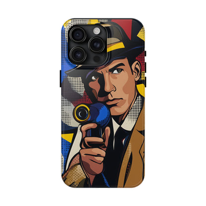 Tough Phone Cases Pop Art Modern Edge Guy Noir 01