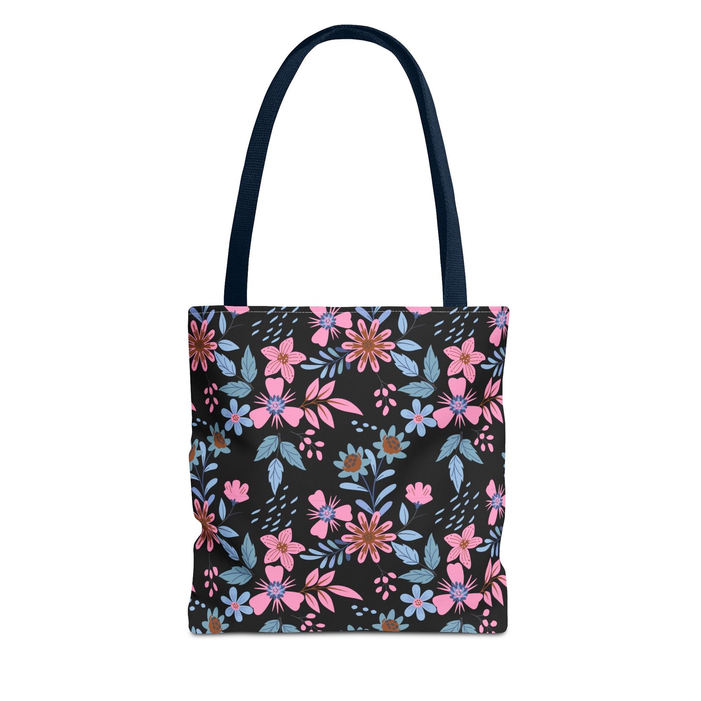 Tote Bag - Floral - Black