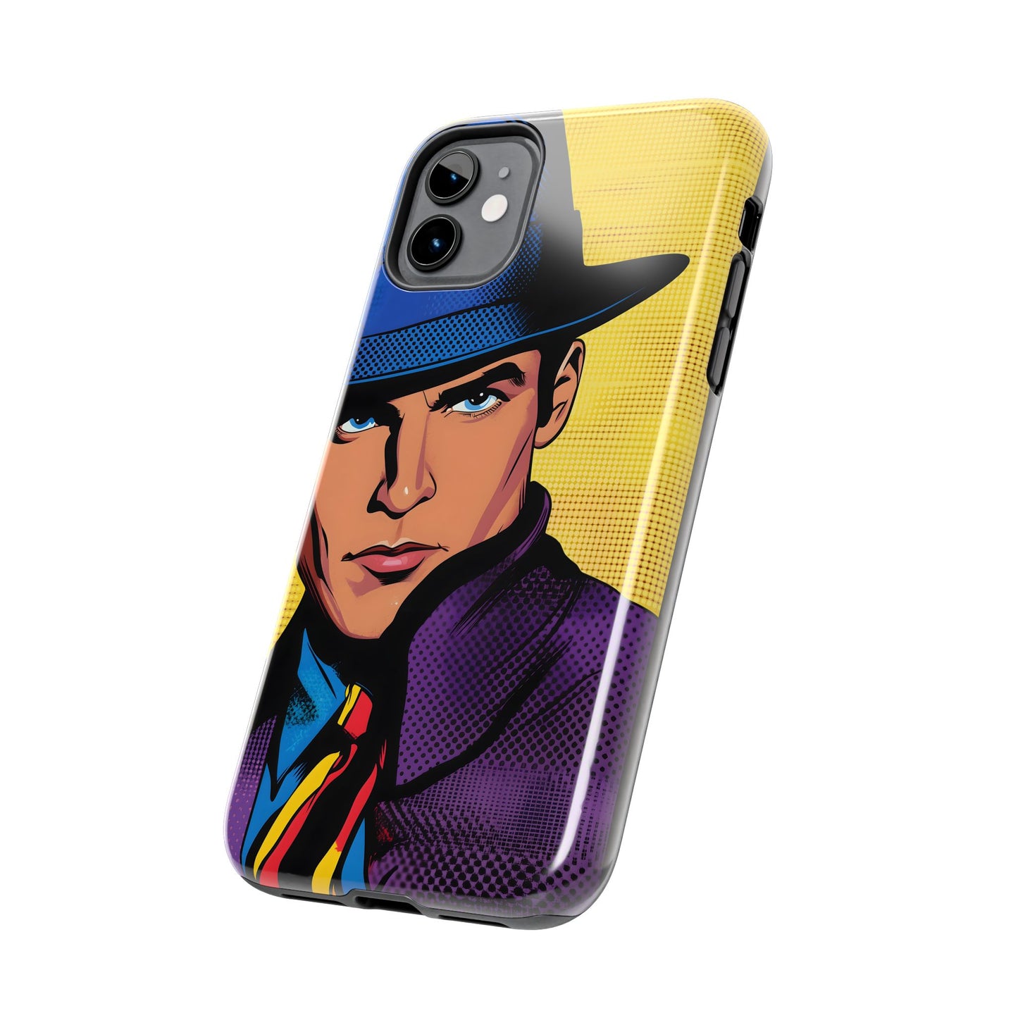 Tough Phone Cases Pop Art Modern Edge Guy Noir 04