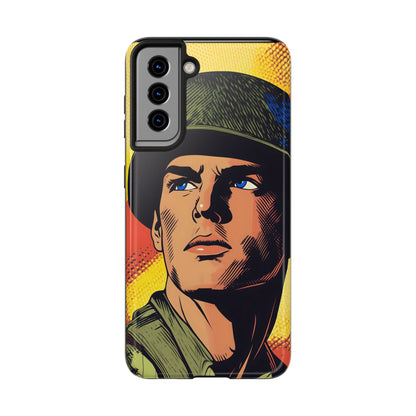 Tough Phone Cases Pop Art Modern Edge Soldier 04