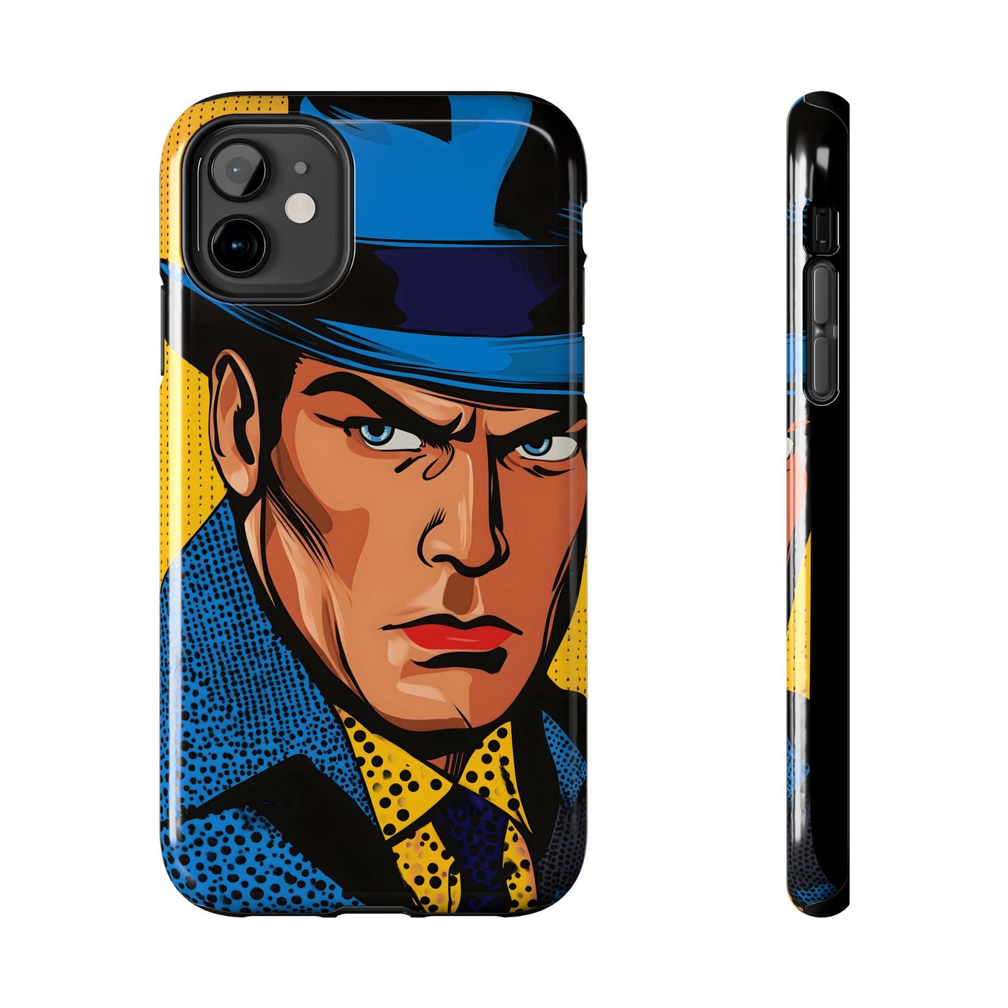 Tough Phone Cases Pop Art Modern Edge Guy Noir 02